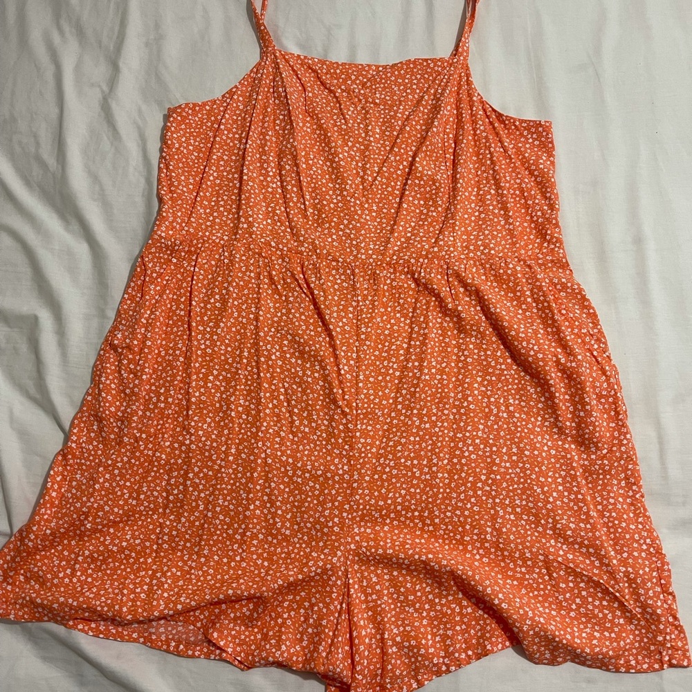 Romper with straps